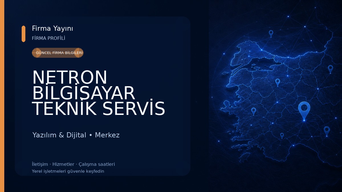 NETRON BİLGİSAYAR TEKNİK SERVİS 