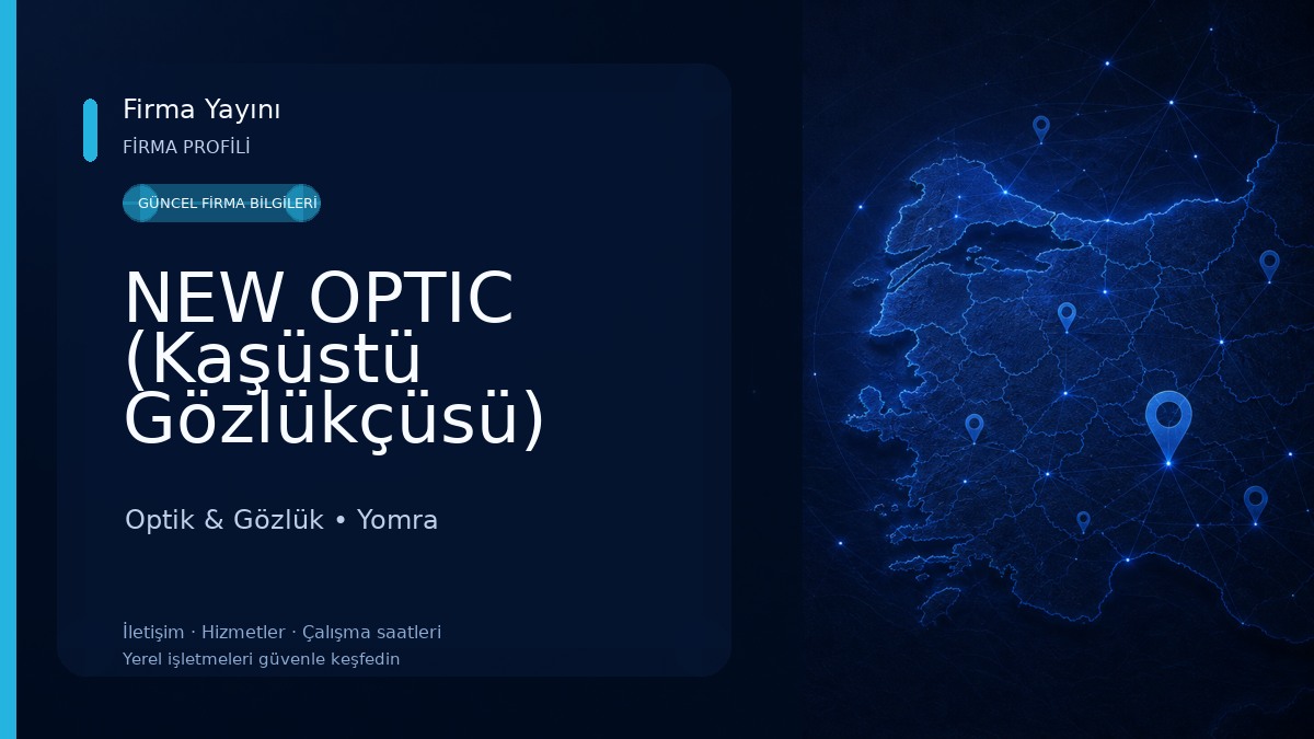 NEW OPTIC (Kaşüstü Gözlükçüsü)