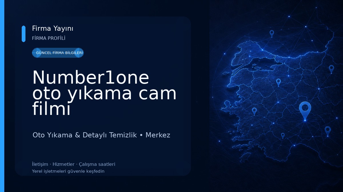 Number1one oto yıkama cam filmi Oto Yıkama & Detaylı Temizlik