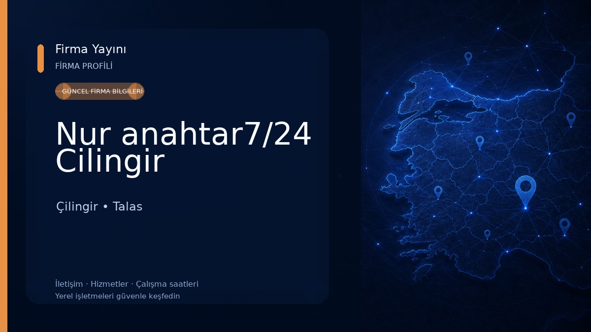 Nur anahtar7/24 Cilingir Çilingir