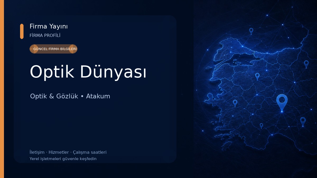 Optik Dünyası Optik & Gözlük
