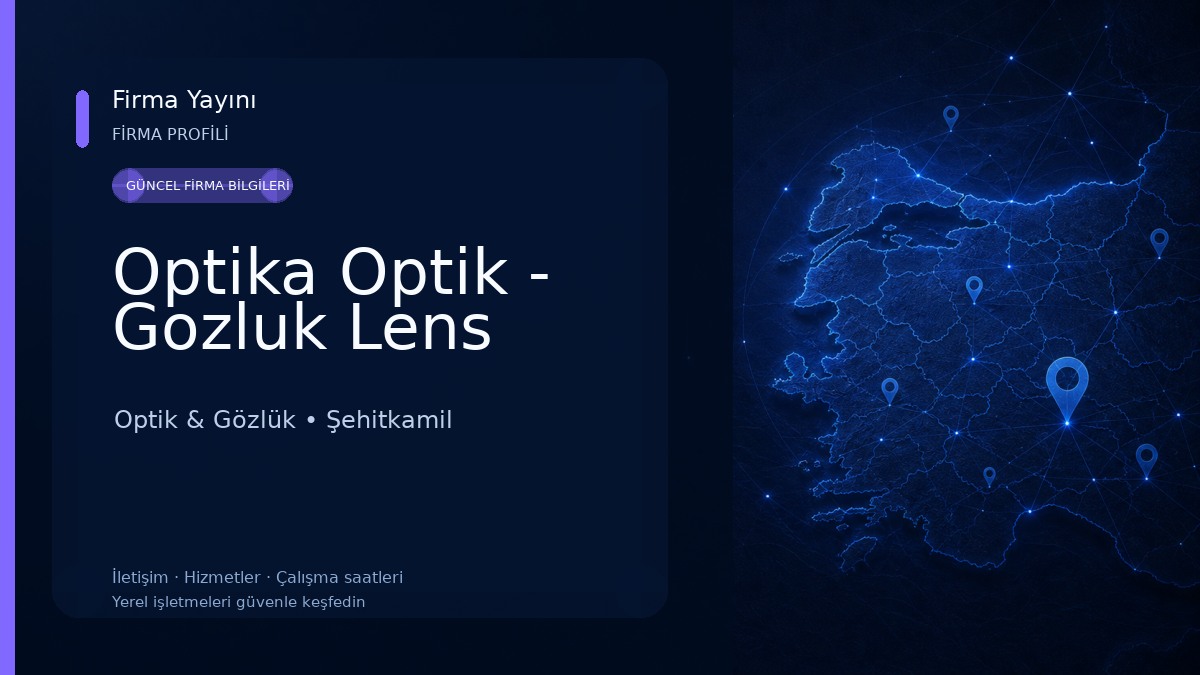 Optika Optik - Gozluk Lens