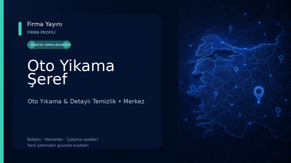 Oto Yikama Şeref