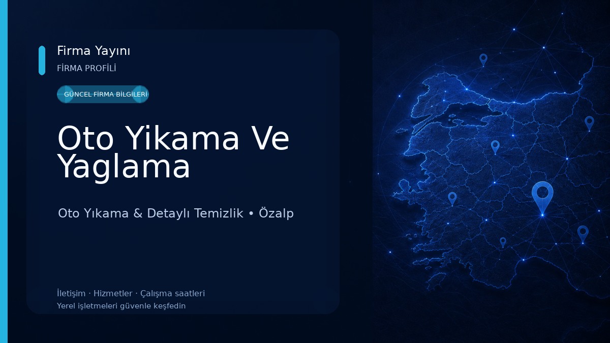 Oto Yikama Ve Yaglama Oto Yıkama & Detaylı Temizlik
