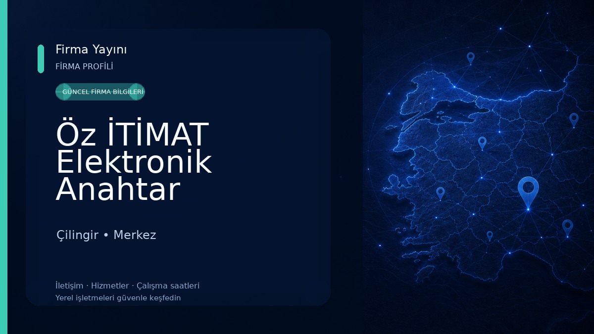 Öz İTİMAT Elektronik Anahtar 