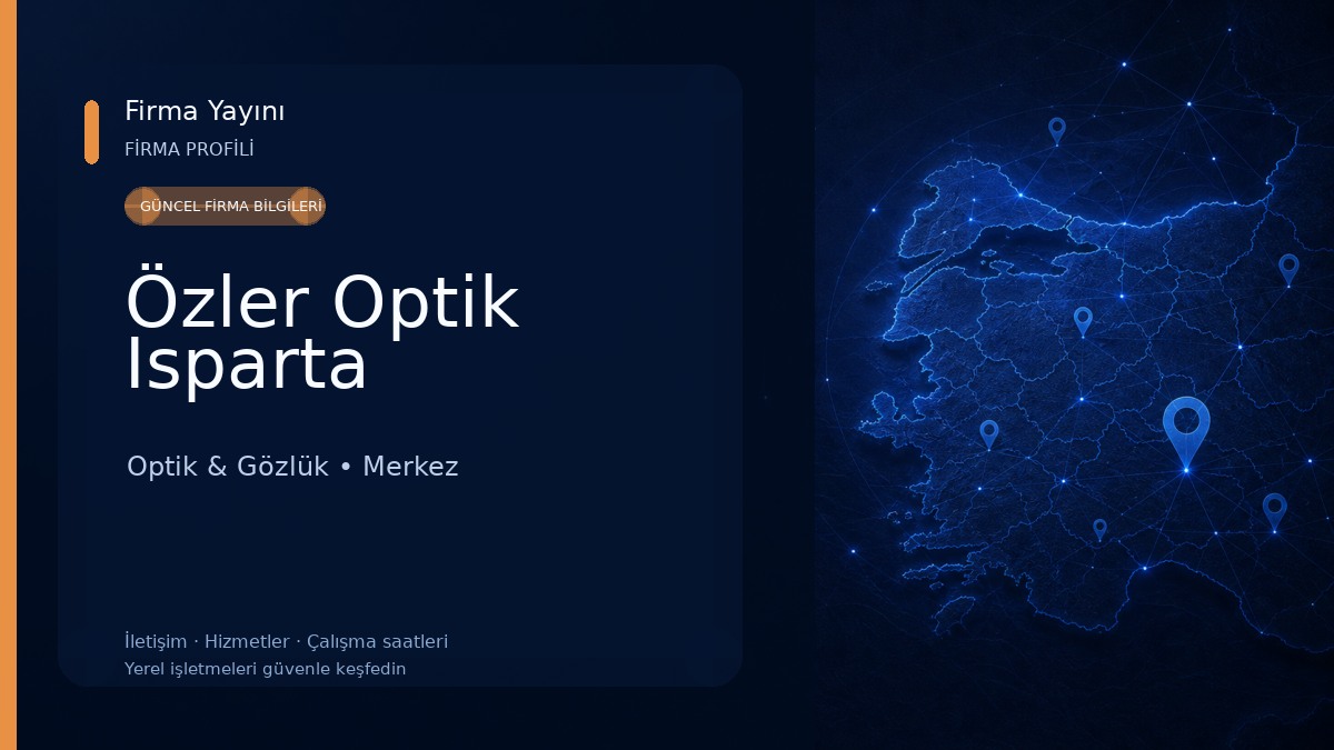 Özler Optik Isparta Optik & Gözlük
