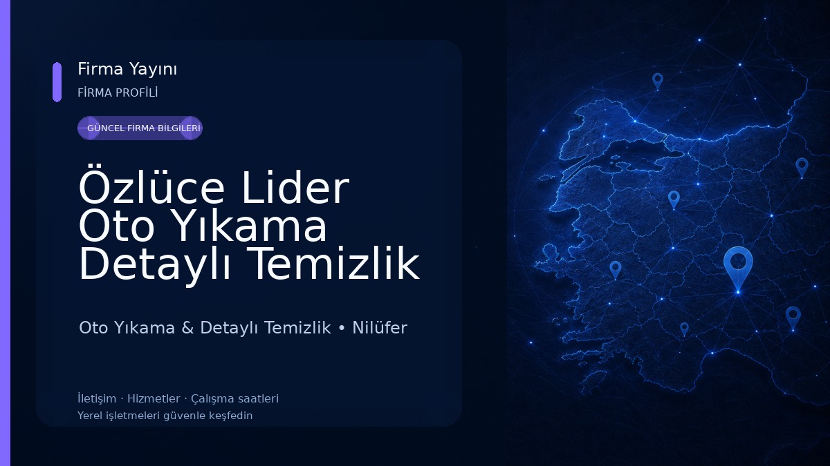 Özlüce Lider Oto Yıkama Detaylı Temizlik Boya Koruma Seramik Kaplama Pasta Cila
