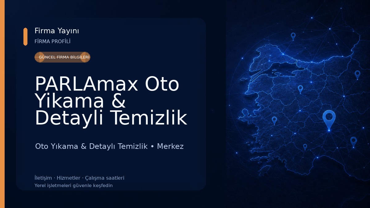 PARLAmax Oto Yikama & Detayli Temizlik Oto Yıkama & Detaylı Temizlik