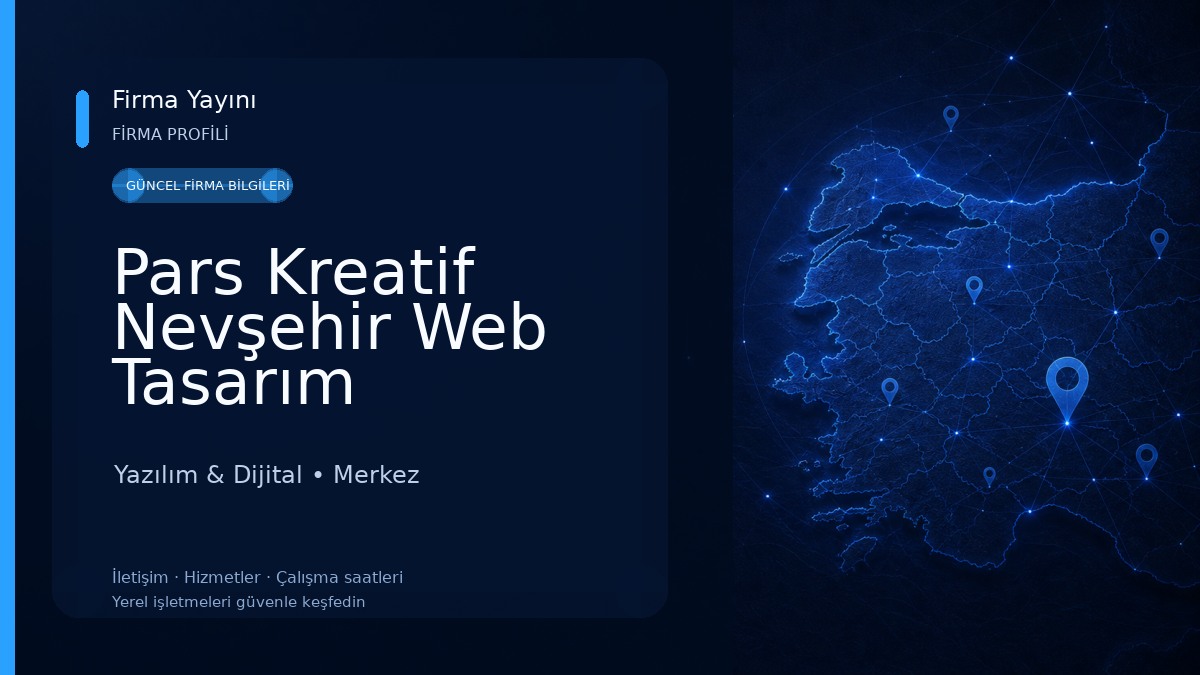 Pars Kreatif Nevşehir Web Tasarım 