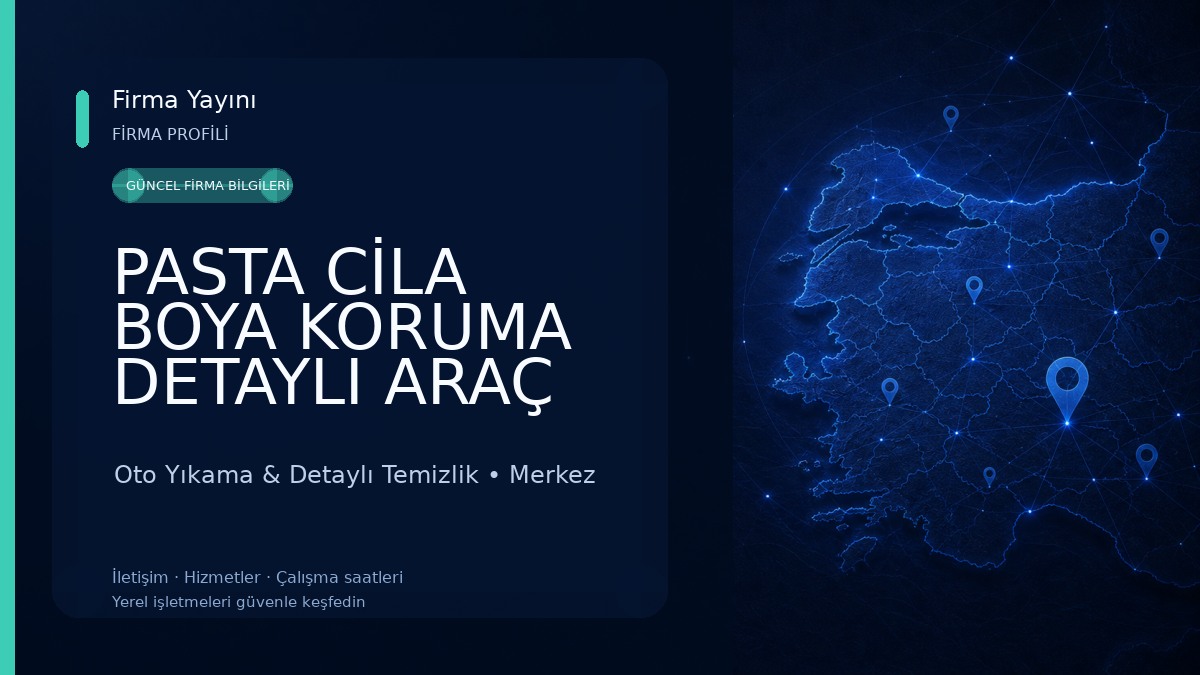 PASTA CİLA BOYA KORUMA DETAYLI ARAÇ TEMİZLİĞİ 