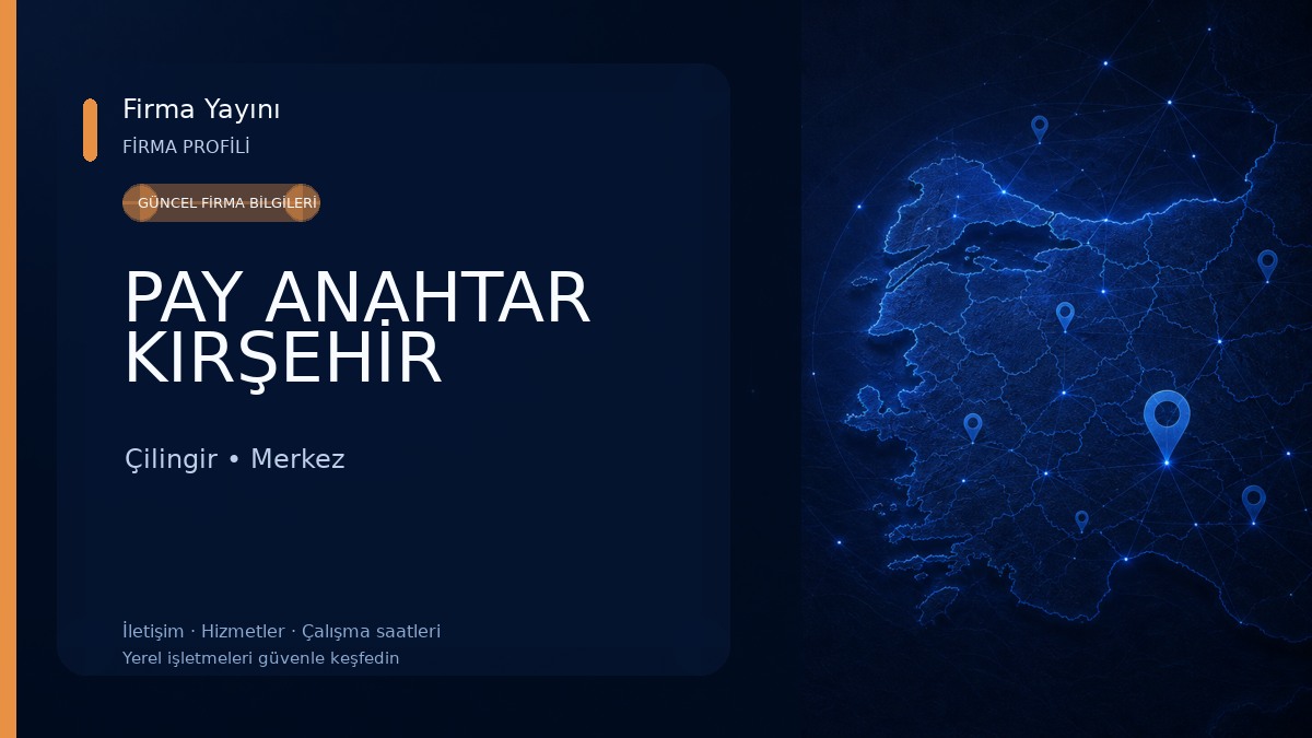 PAY ANAHTAR KIRŞEHİR 