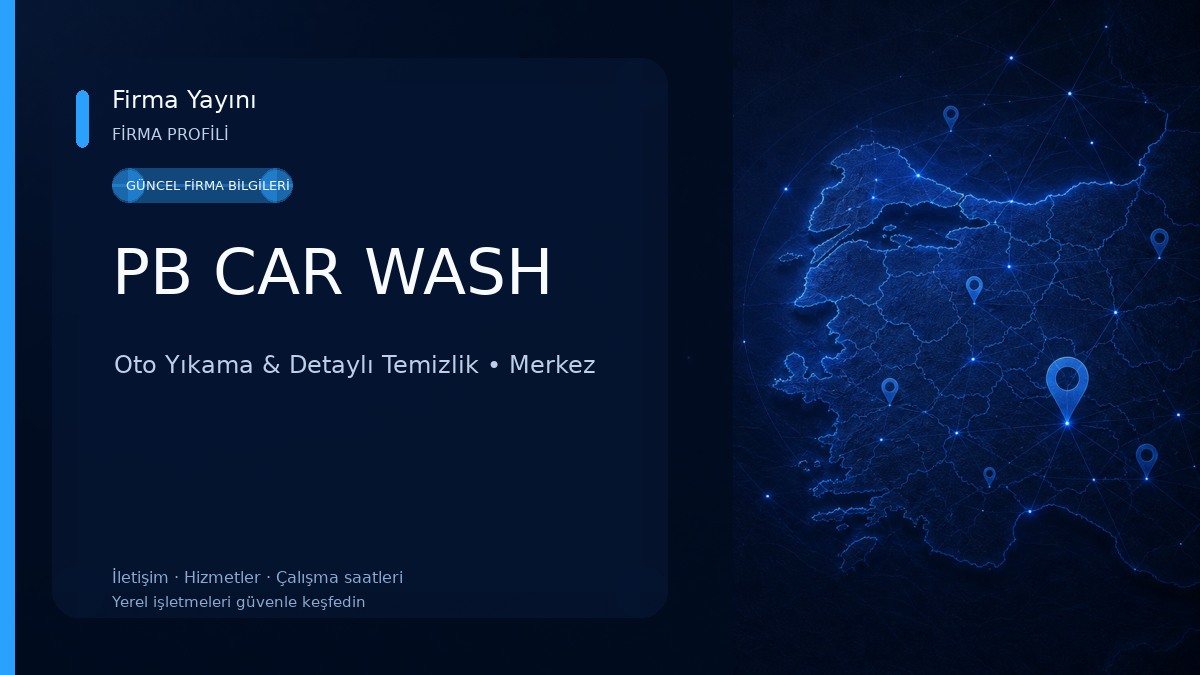 PB CAR WASH Oto Yıkama & Detaylı Temizlik