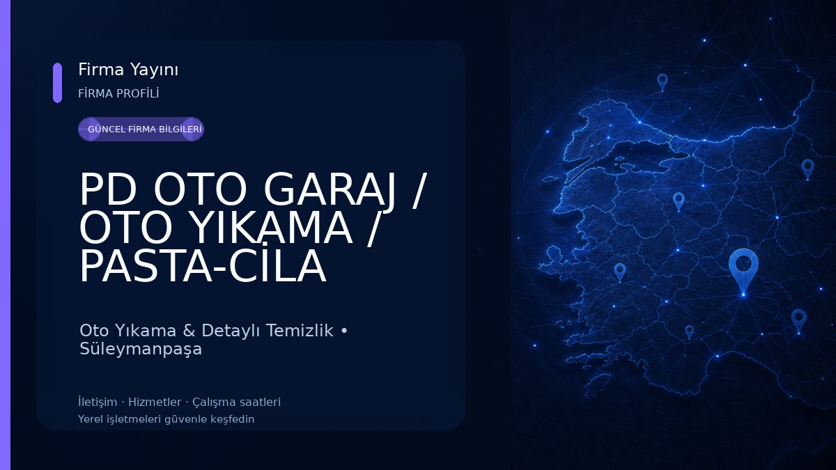 PD OTO GARAJ / OTO YIKAMA / PASTA-CİLA Oto Yıkama & Detaylı Temizlik