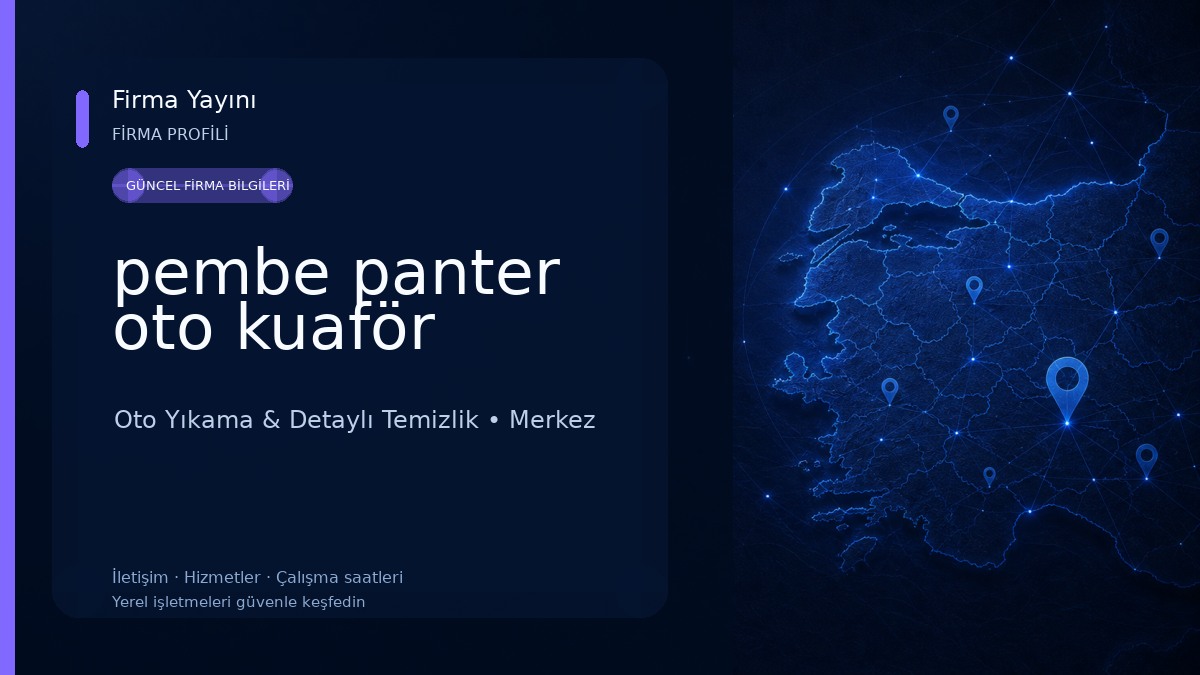 pembe panter oto kuaför