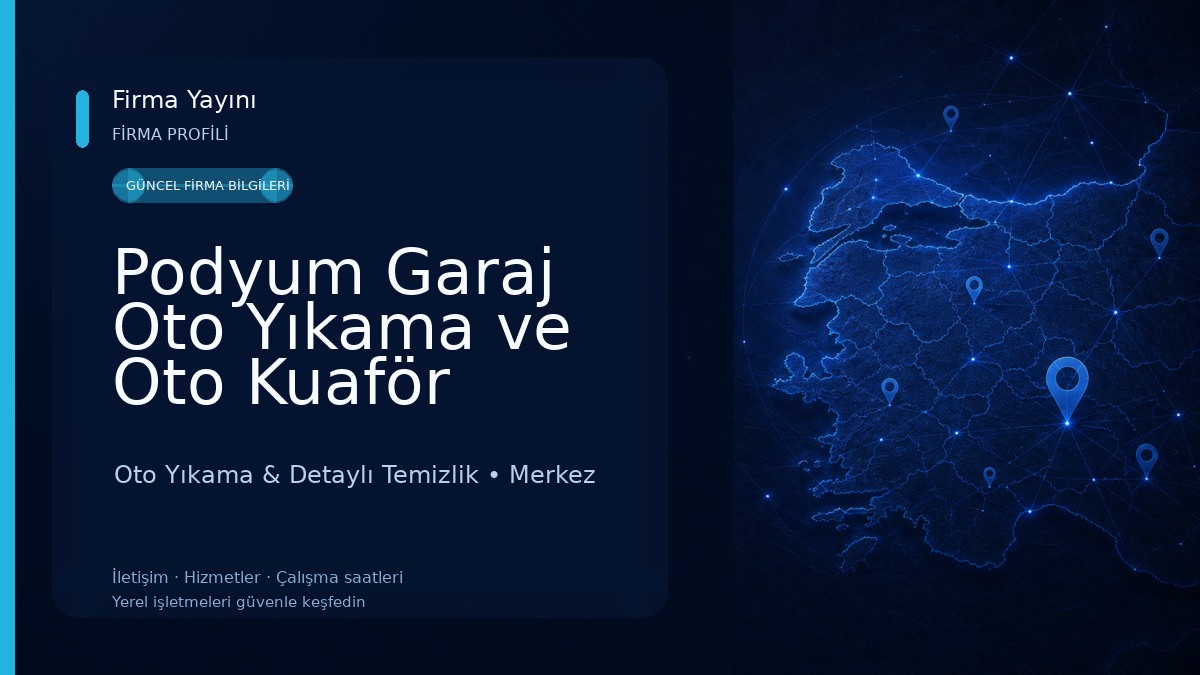 Podyum Garaj Oto Yıkama ve Oto Kuaför