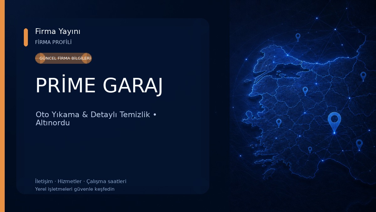 PRİME GARAJ Oto Yıkama & Detaylı Temizlik