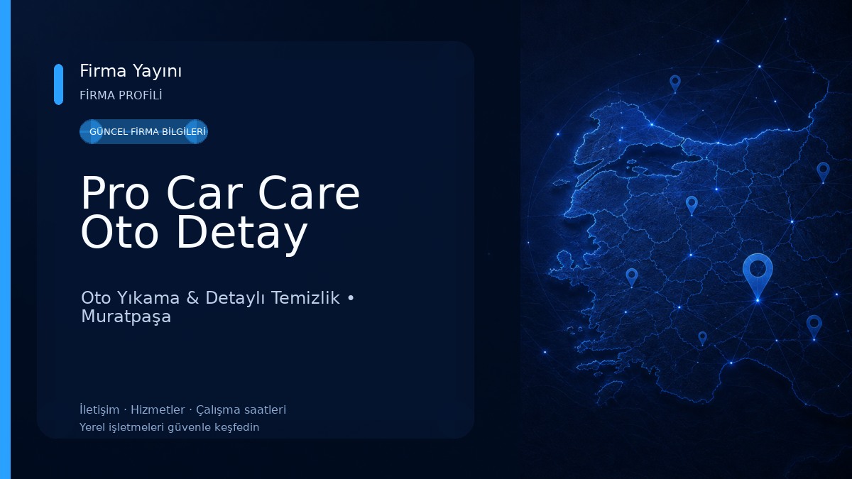 Pro Car Care Oto Detay Oto Yıkama & Detaylı Temizlik