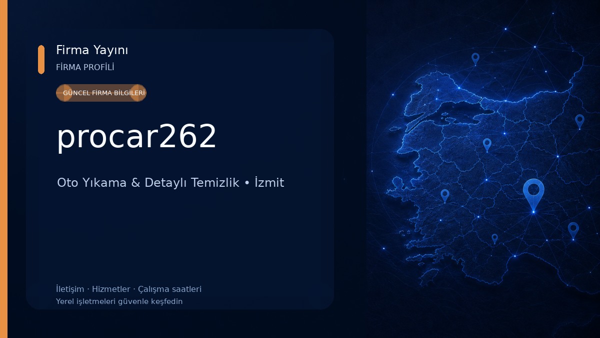procar262 Oto Yıkama & Detaylı Temizlik