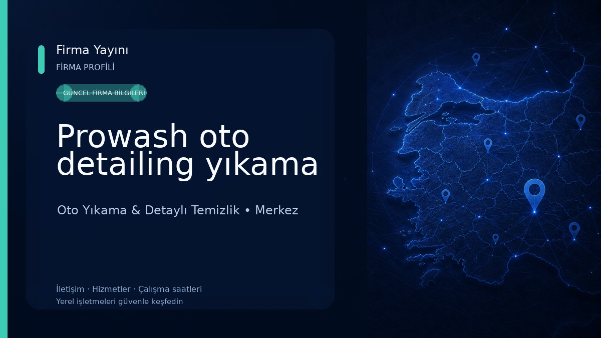 Prowash oto detailing yıkama 