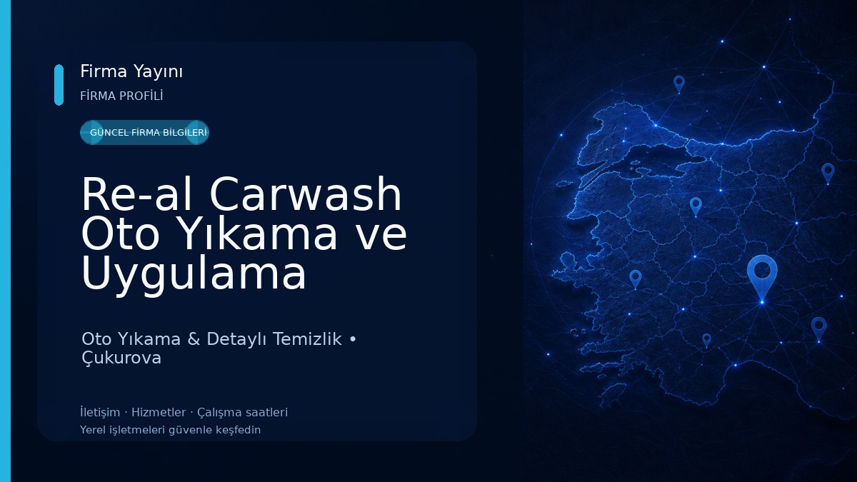 Re-al Carwash Oto Yıkama ve Uygulama Merkezi