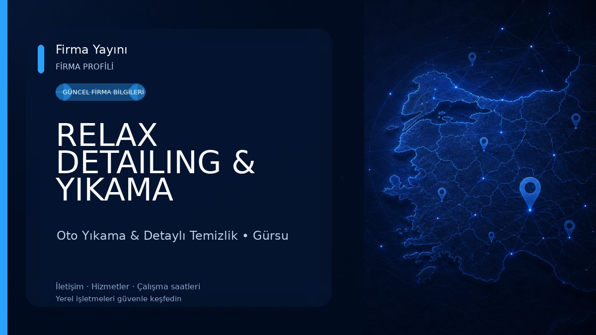 RELAX DETAILING & YIKAMA Oto Yıkama & Detaylı Temizlik