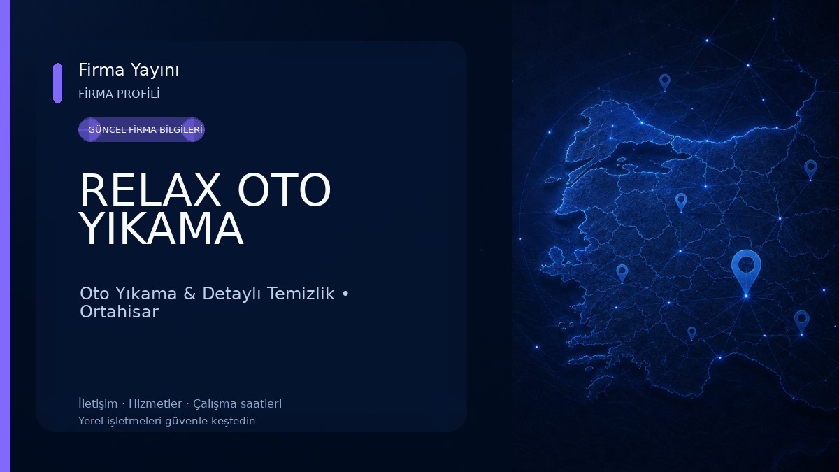 RELAX OTO YIKAMA Oto Yıkama & Detaylı Temizlik