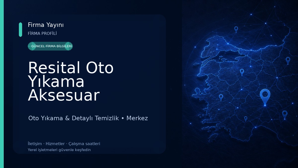 Resital Oto Yıkama Aksesuar Oto Yıkama & Detaylı Temizlik