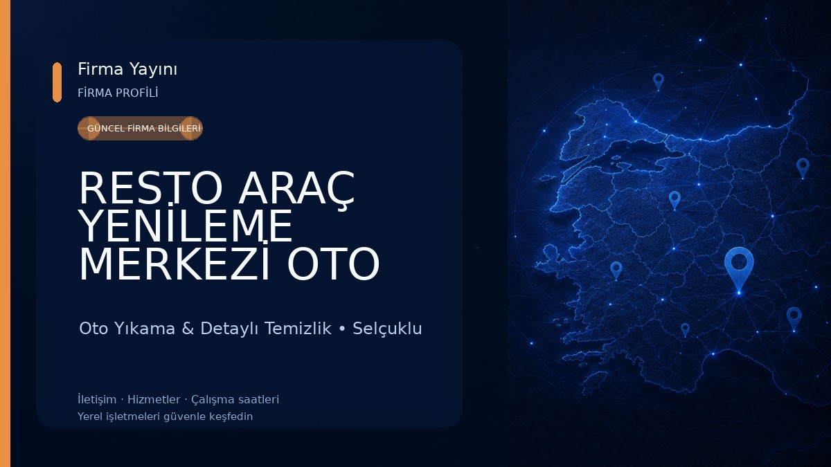 RESTO ARAÇ YENİLEME MERKEZİ OTO YIKAMA & CAM FİLMİ Oto Yıkama & Detaylı Temizlik