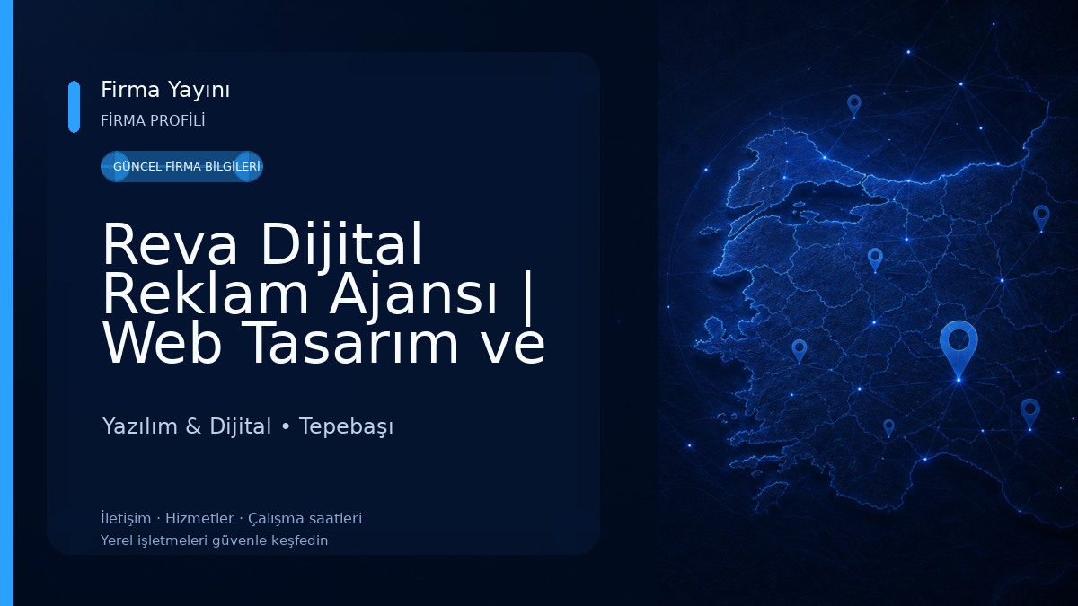 Reva Dijital Reklam Ajansı | Web Tasarım ve Yazılım | Video Prodüksiyon Yazılım & Dijital