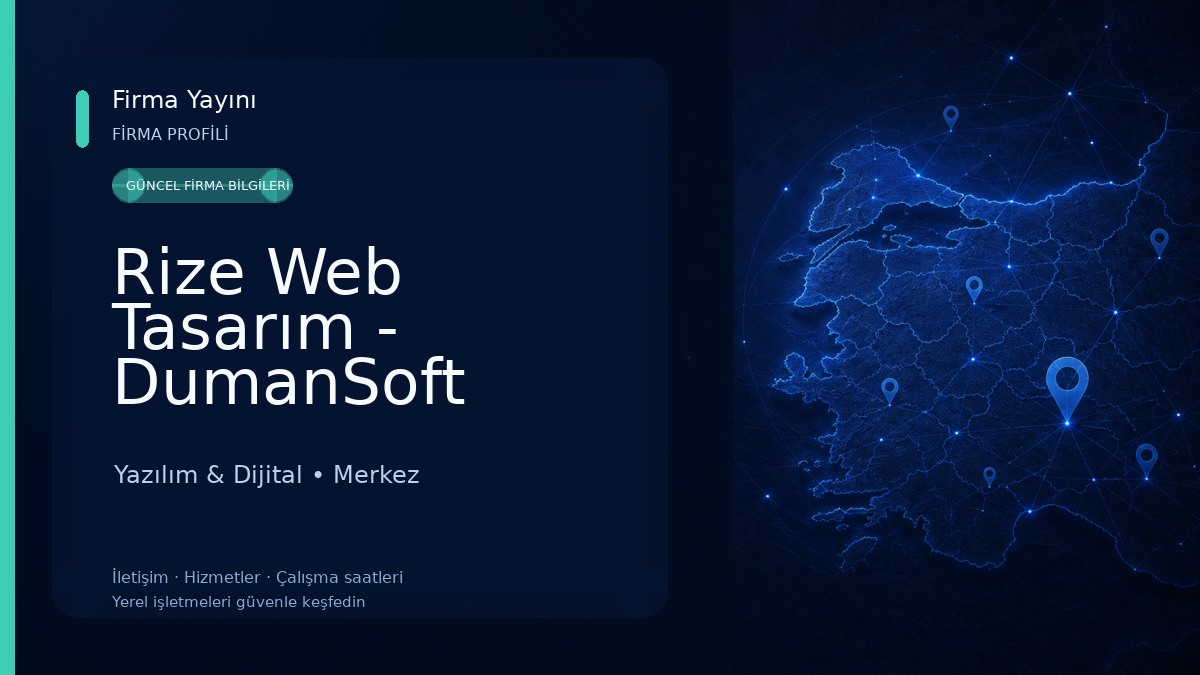 Rize Web Tasarım - DumanSoft 