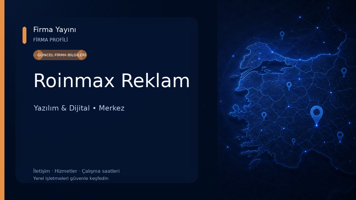 Roinmax Reklam Yazılım & Dijital