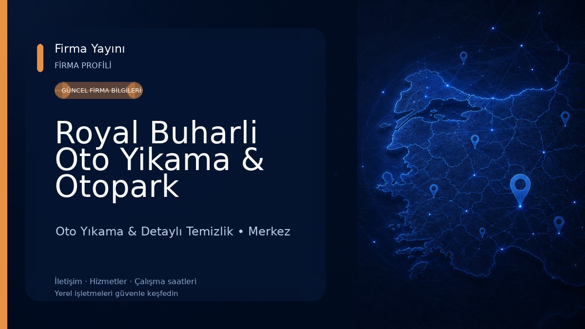 Royal Buharli Oto Yikama & Otopark