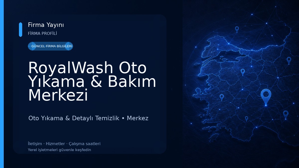 RoyalWash Oto Yıkama & Bakım Merkezi Oto Yıkama & Detaylı Temizlik