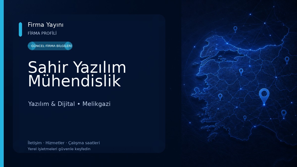 Sahir Yazılım Mühendislik Yazılım & Dijital