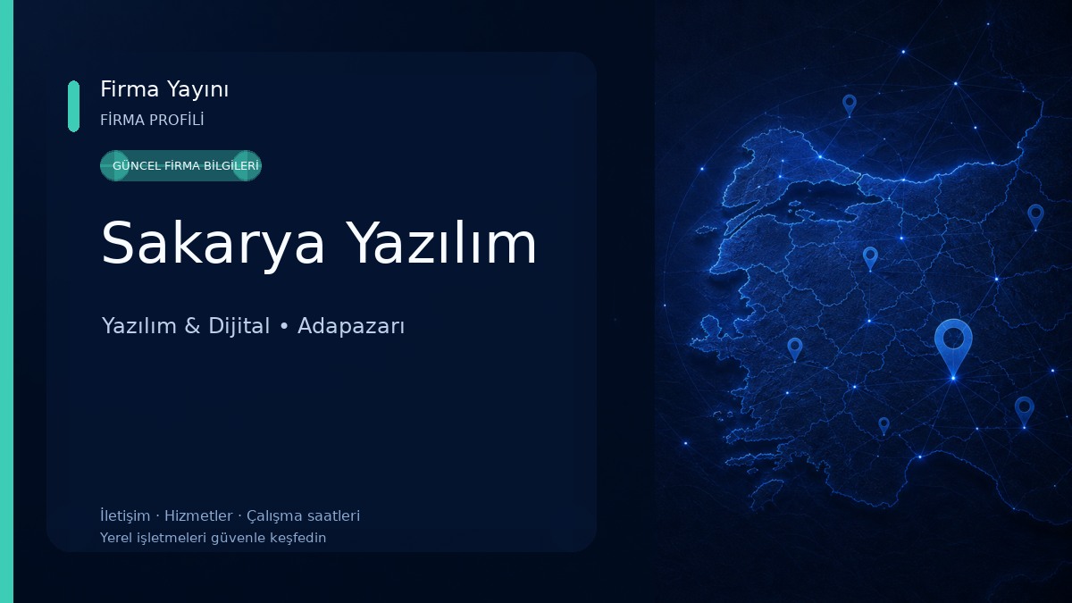 Sakarya Yazılım Yazılım & Dijital