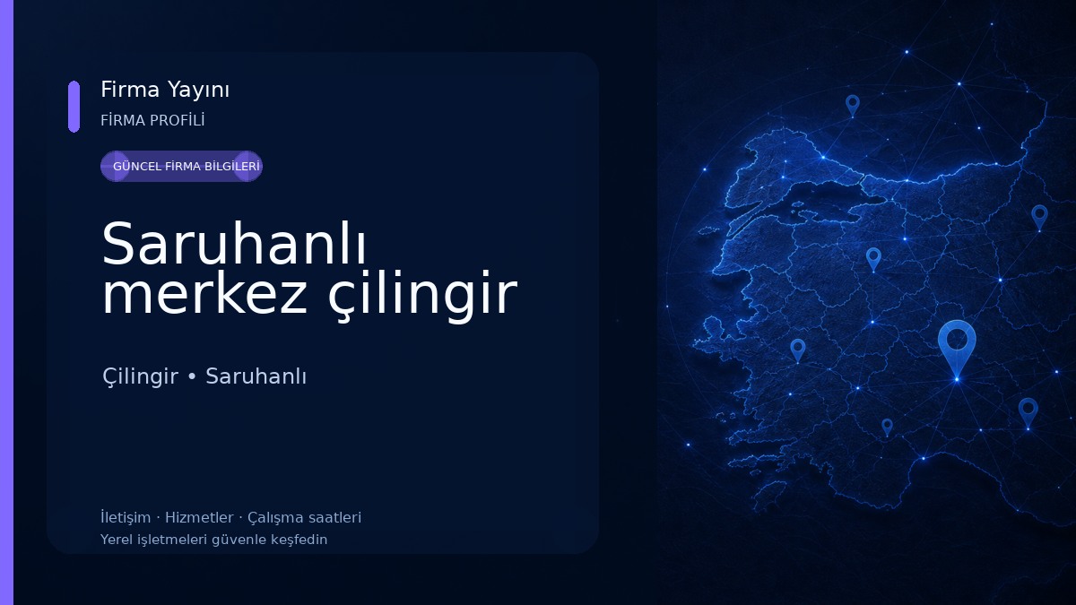 Saruhanlı merkez çilingir 