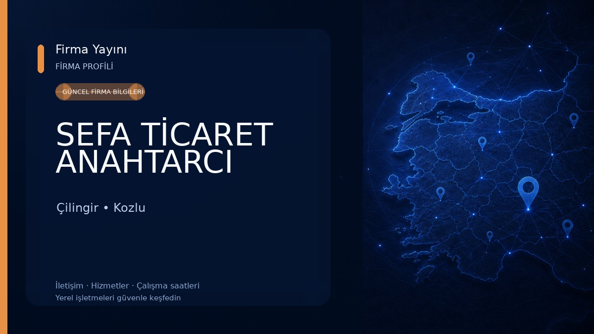 SEFA TİCARET ANAHTARCI 