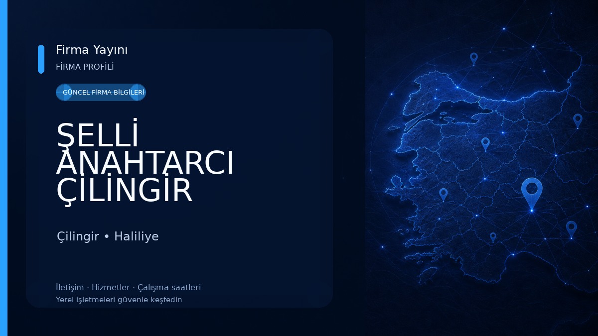 ŞELLİ ANAHTARCI ÇİLİNGİR Çilingir