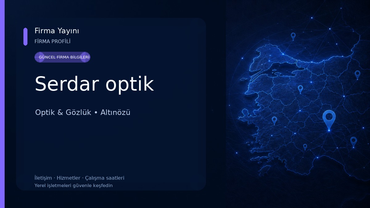 Serdar optik