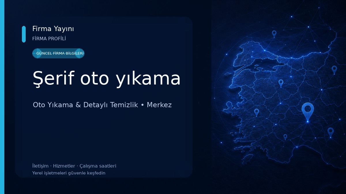Şerif oto yıkama