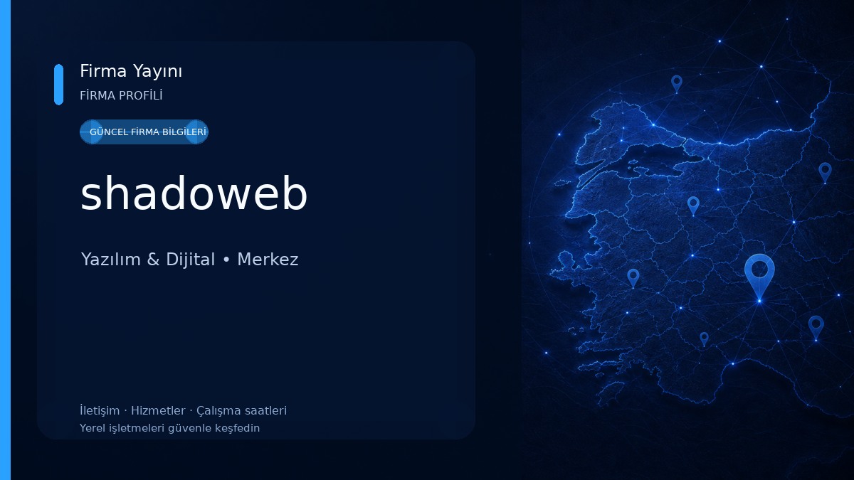 shadoweb Yazılım & Dijital