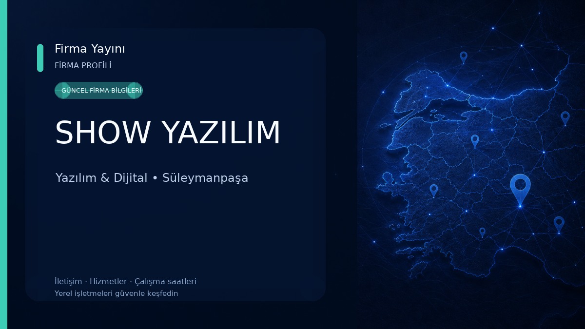 SHOW YAZILIM Yazılım & Dijital