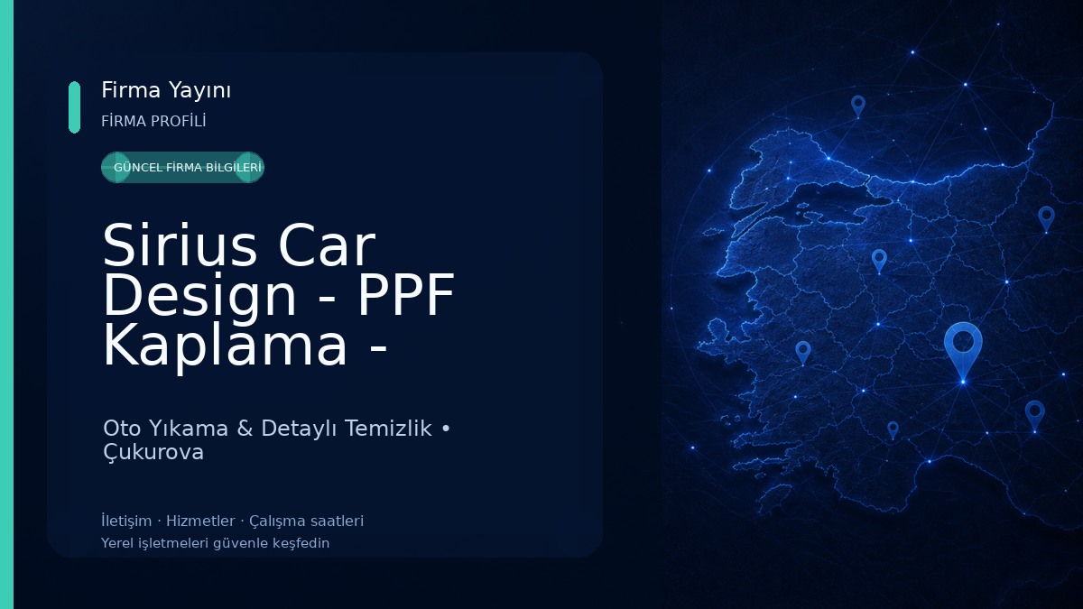 Sirius Car Design - PPF Kaplama - Seramik Kaplama - Detaylı Temizlik