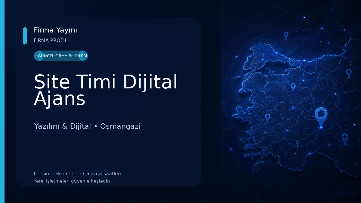 Site Timi Dijital Ajans Yazılım & Dijital