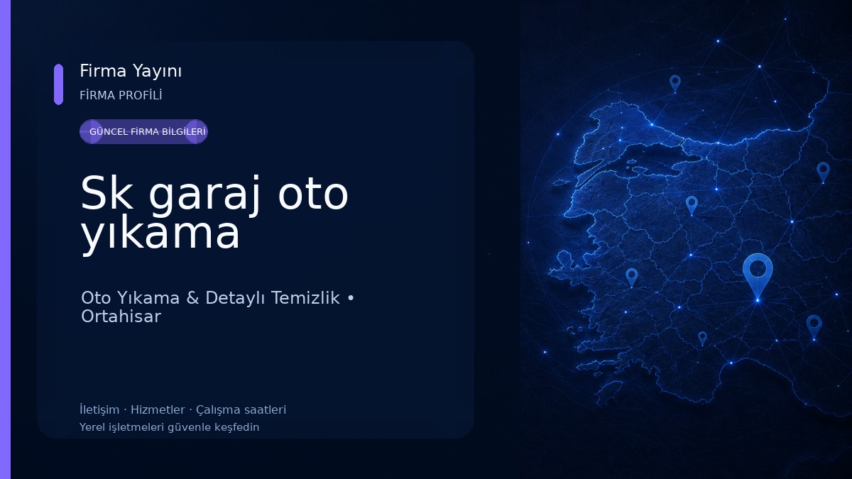 Sk garaj oto yıkama
