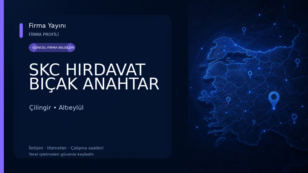 SKC HIRDAVAT BIÇAK ANAHTAR 