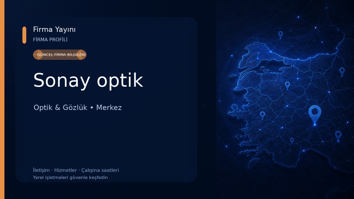 Sonay optik Optik & Gözlük
