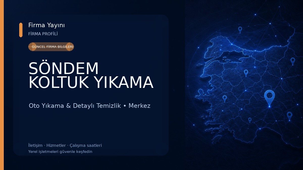 SÖNDEM KOLTUK YIKAMA Oto Yıkama & Detaylı Temizlik
