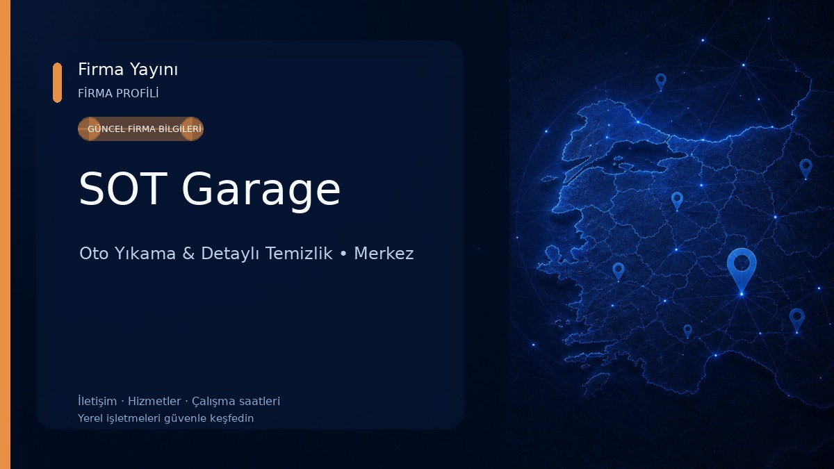 SOT Garage Oto Yıkama & Detaylı Temizlik
