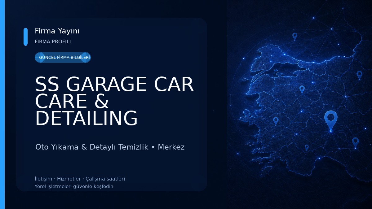 SS GARAGE CAR CARE & DETAILING Oto Yıkama & Detaylı Temizlik